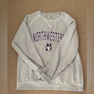 Vintage 90s Northwestern University Sweatshirt Crewneck oversized
